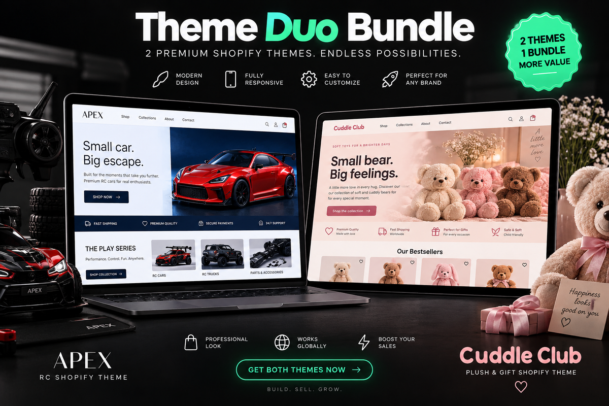 Shopify Starter Bundle — 2 Premium Themes