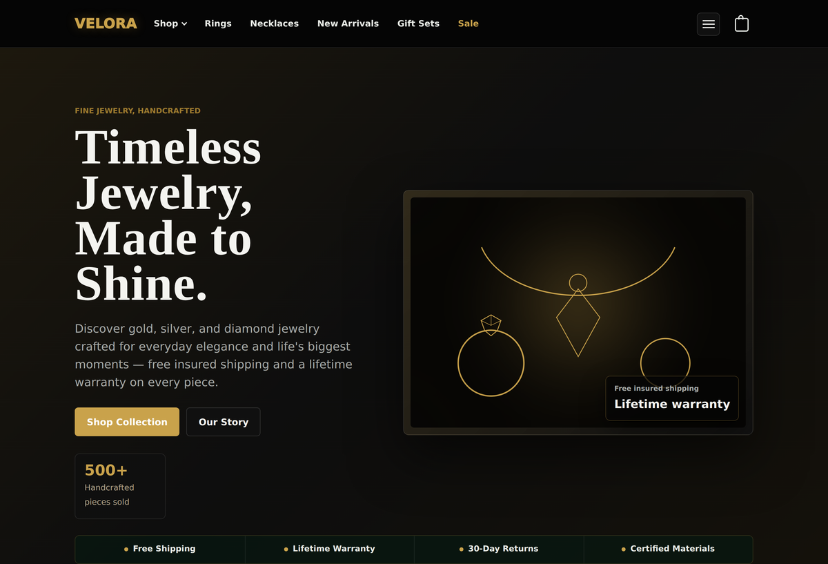 VELORA — Luxury Jewelry